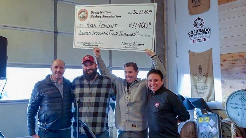 giving back Ryan Tennant
