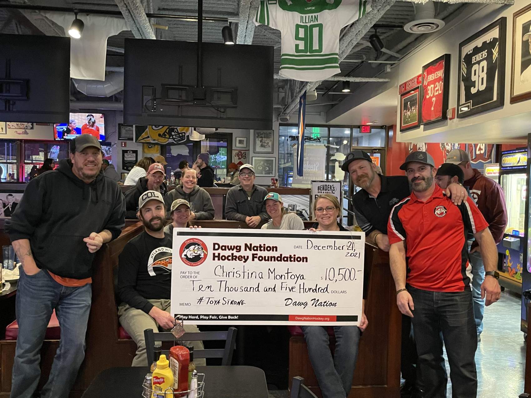 Christina Montoya Check Presentation