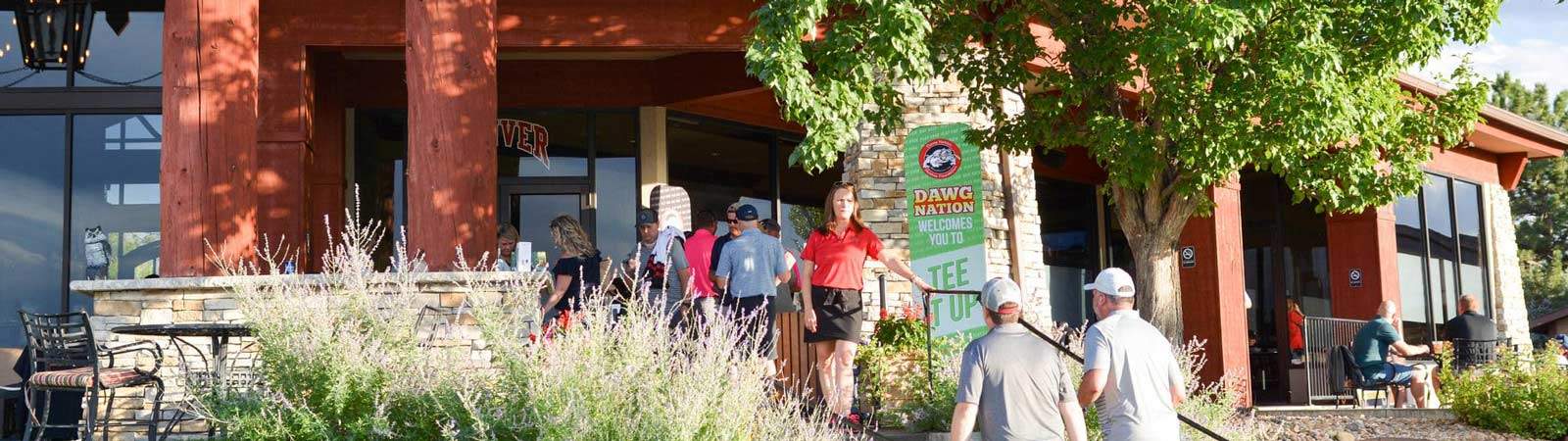 Golfers Coming Off the Course