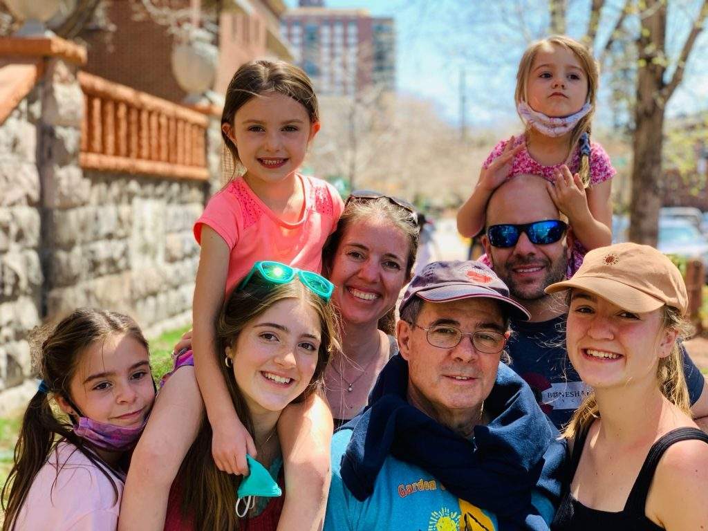 Tom Braun with Family