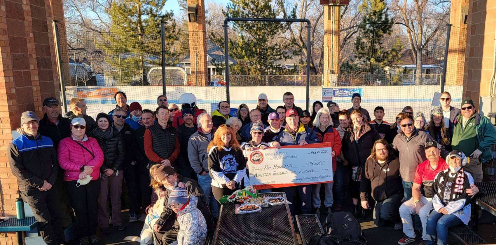 Roy Howland Check Presentation