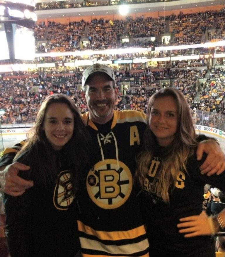 Dave-and-Daughters-at-Hockey-Game