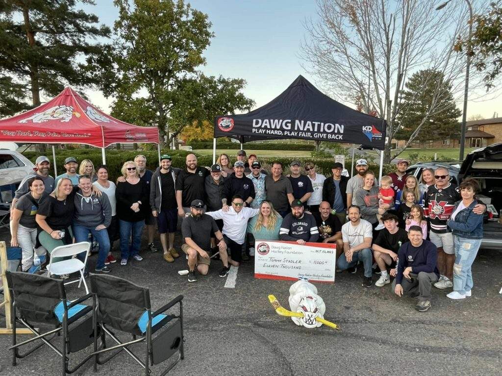 stadler community receiving check