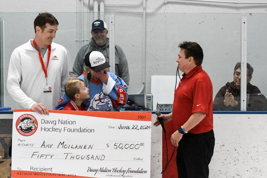 marty with check