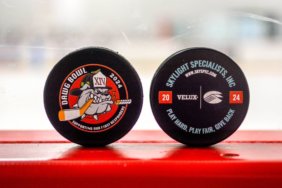 hockey pucks