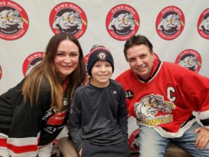 marty with hunter and mom
