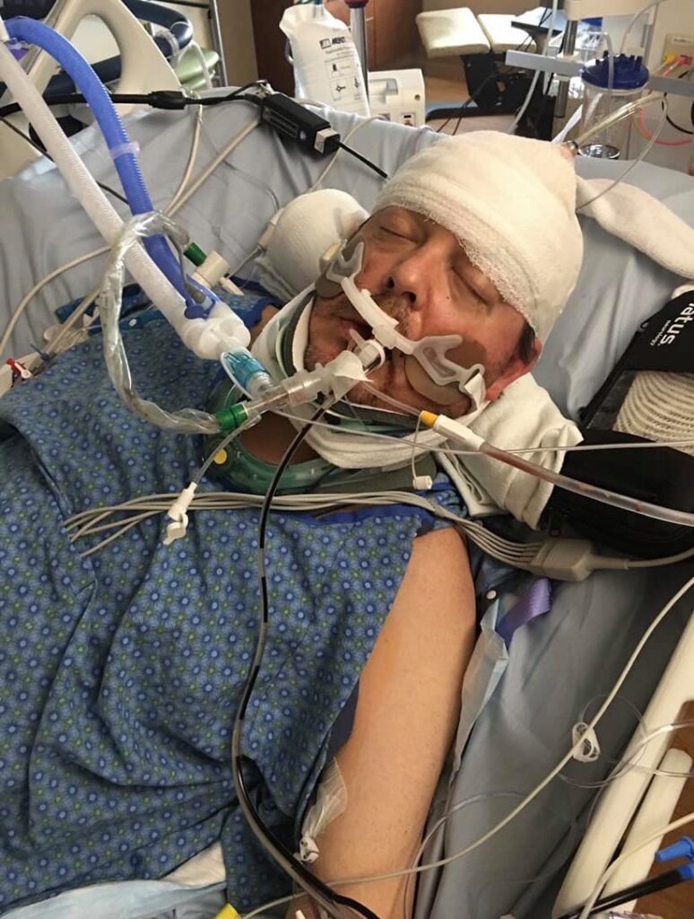 van in hospital